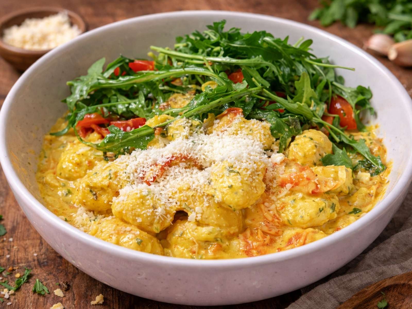 Cremige Gnocchi aus der Pfanne