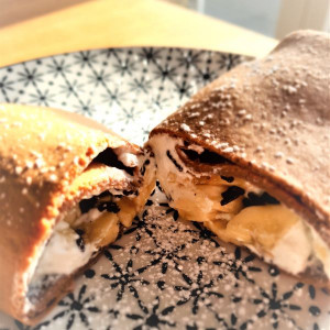 Crepes mit Schokolade