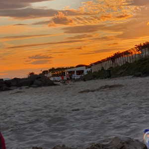 Sonnenuntergang am Strand