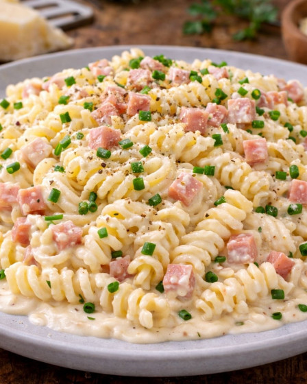 Schinken-Sahne-Nudeln schnell und einfach