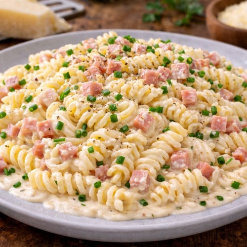 Schinken-Sahne-Nudeln schnell und einfach