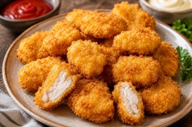 Chicken-Nuggets auf einem Teller