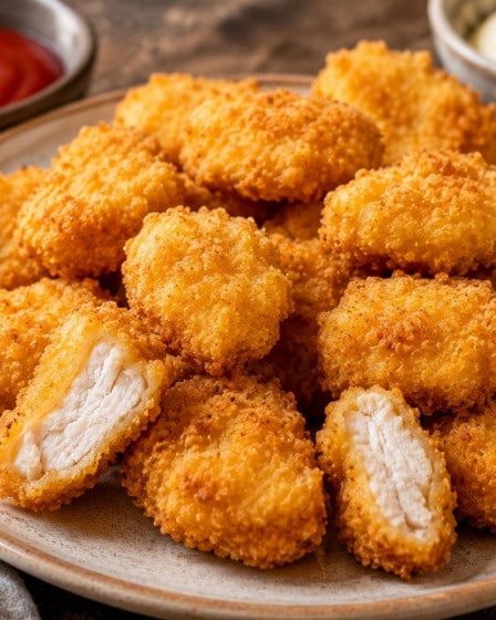 Chicken-Nuggets auf einem Teller