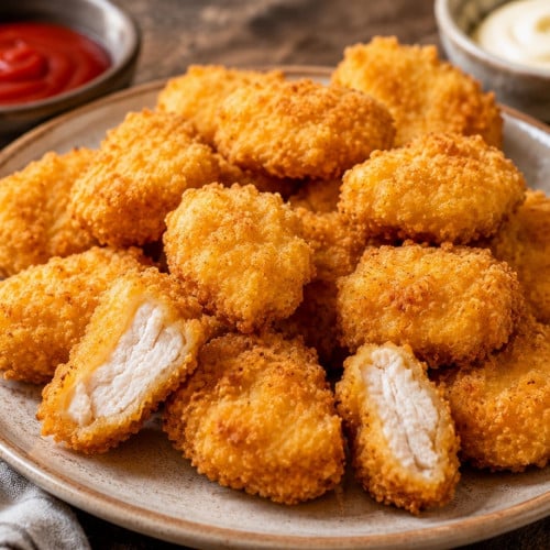 Chicken-Nuggets auf einem Teller