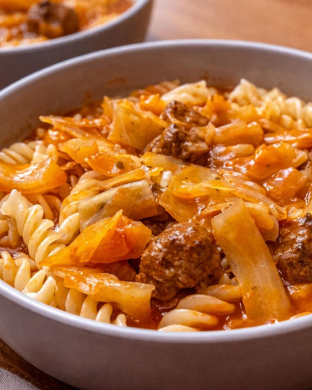 Weisskohlpfanne mit Hackfleisch