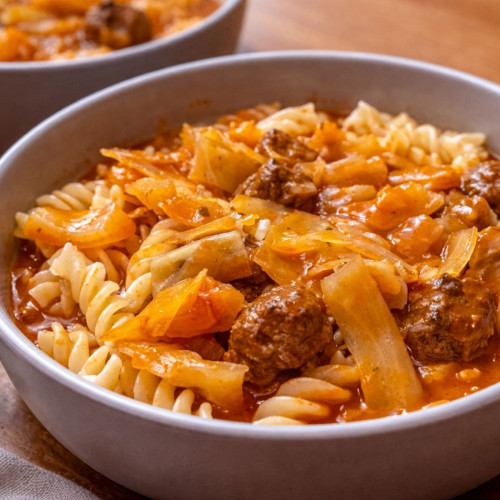 Weisskohlpfanne mit Hackfleisch