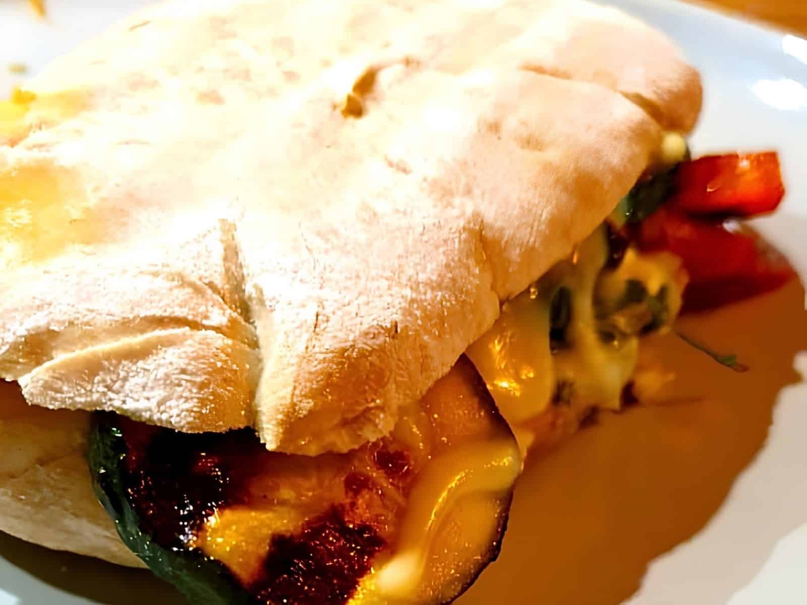 Panini mit gegrilltem Gemüse