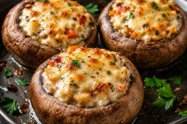 Gefüllte Champignons aus dem Ofen