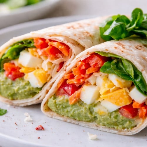 Wrap mit Avocado und Ei