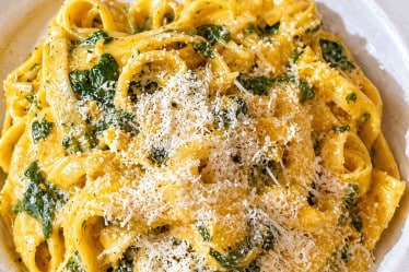 Tagliatelle mit Spinat