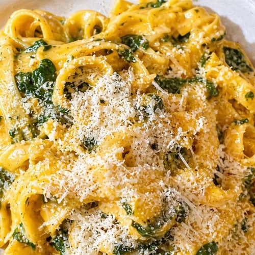 Tagliatelle mit Spinat