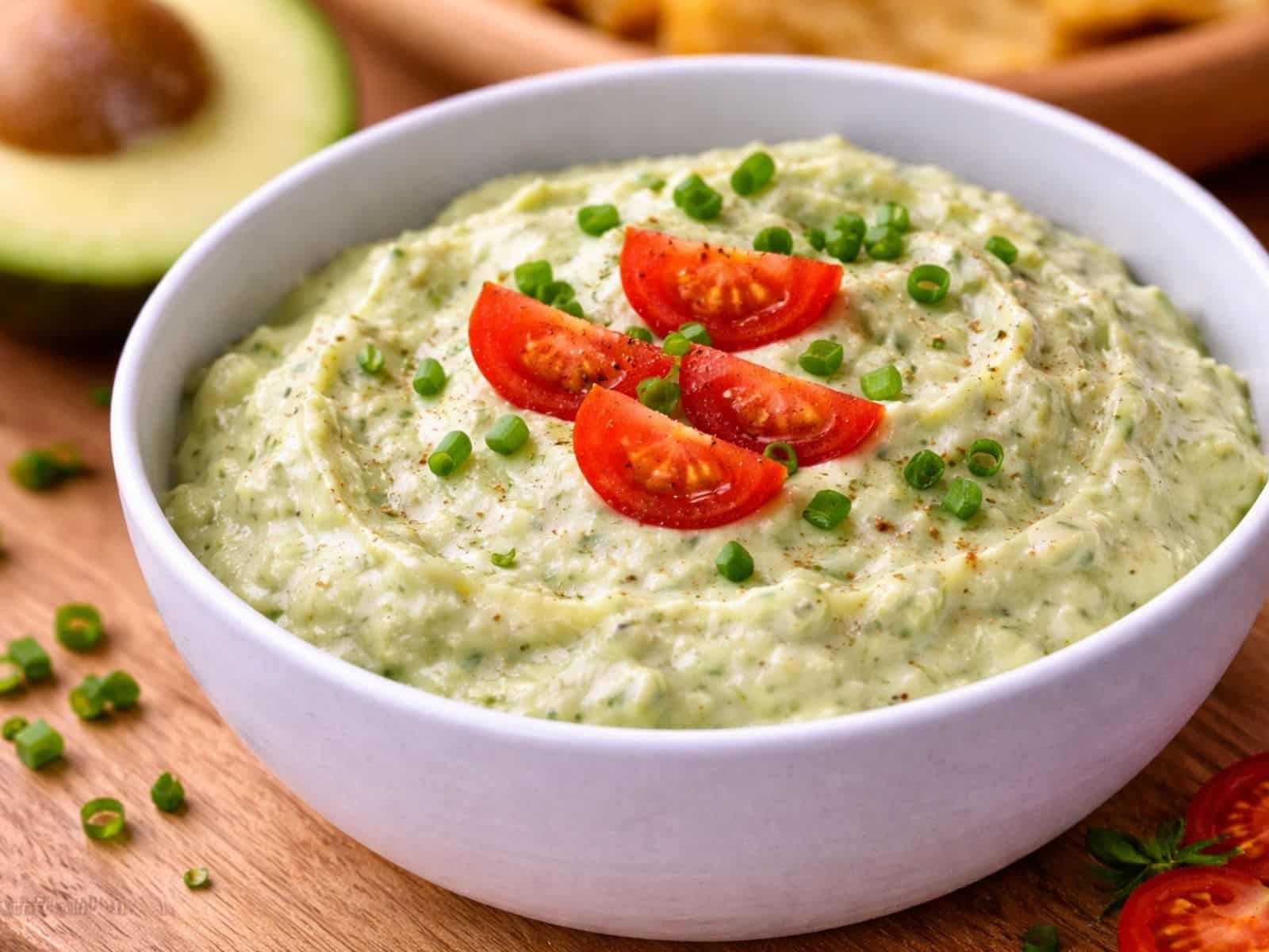 Cremiger Avocado-Dip mit Joghurt
