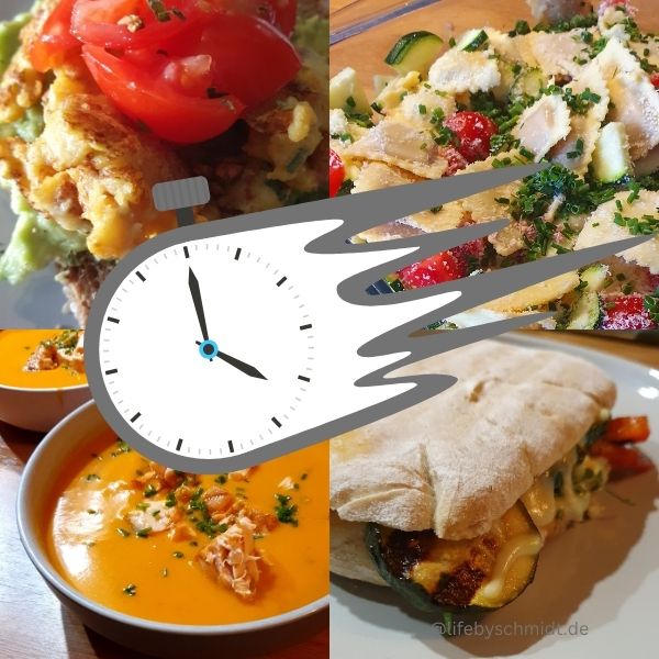 Essen im Alltag bei Zeitmangel