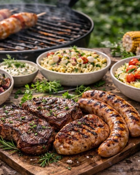 Beilagen zum Grillfleisch - Salate, Dips und mehr