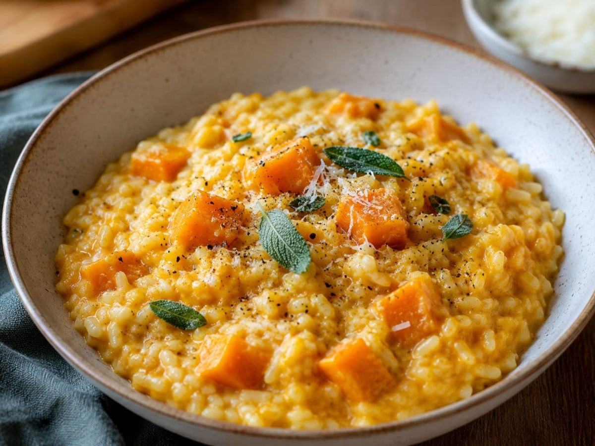 Cremiges Kürbisrisotto