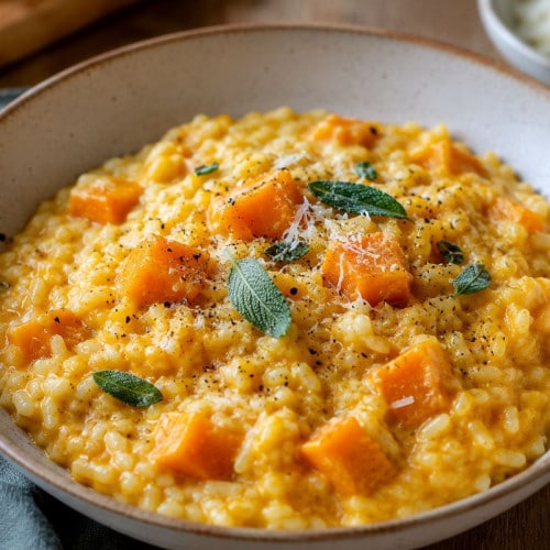 Cremiges Kürbisrisotto