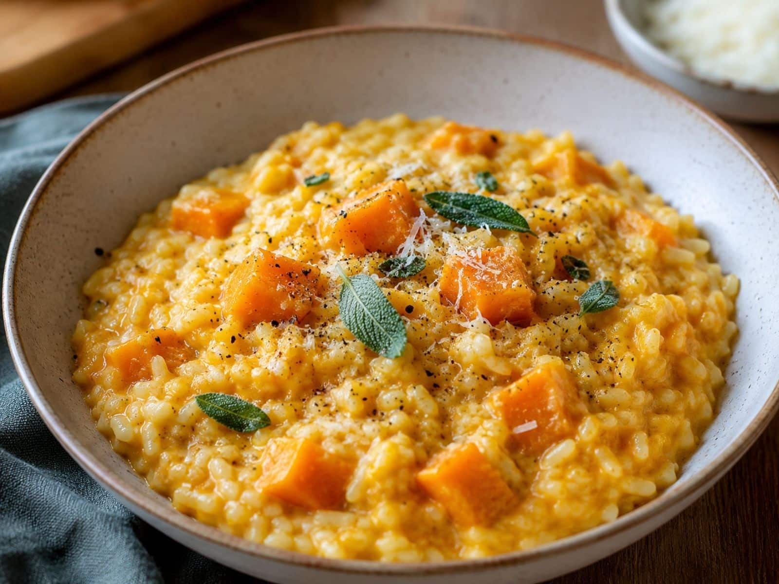 Cremiges Kürbisrisotto